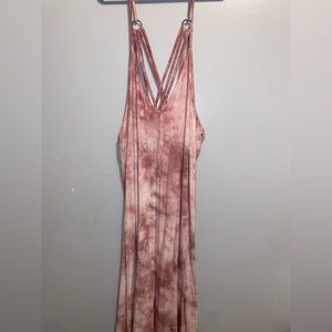 American eagle blush pink the dye dress